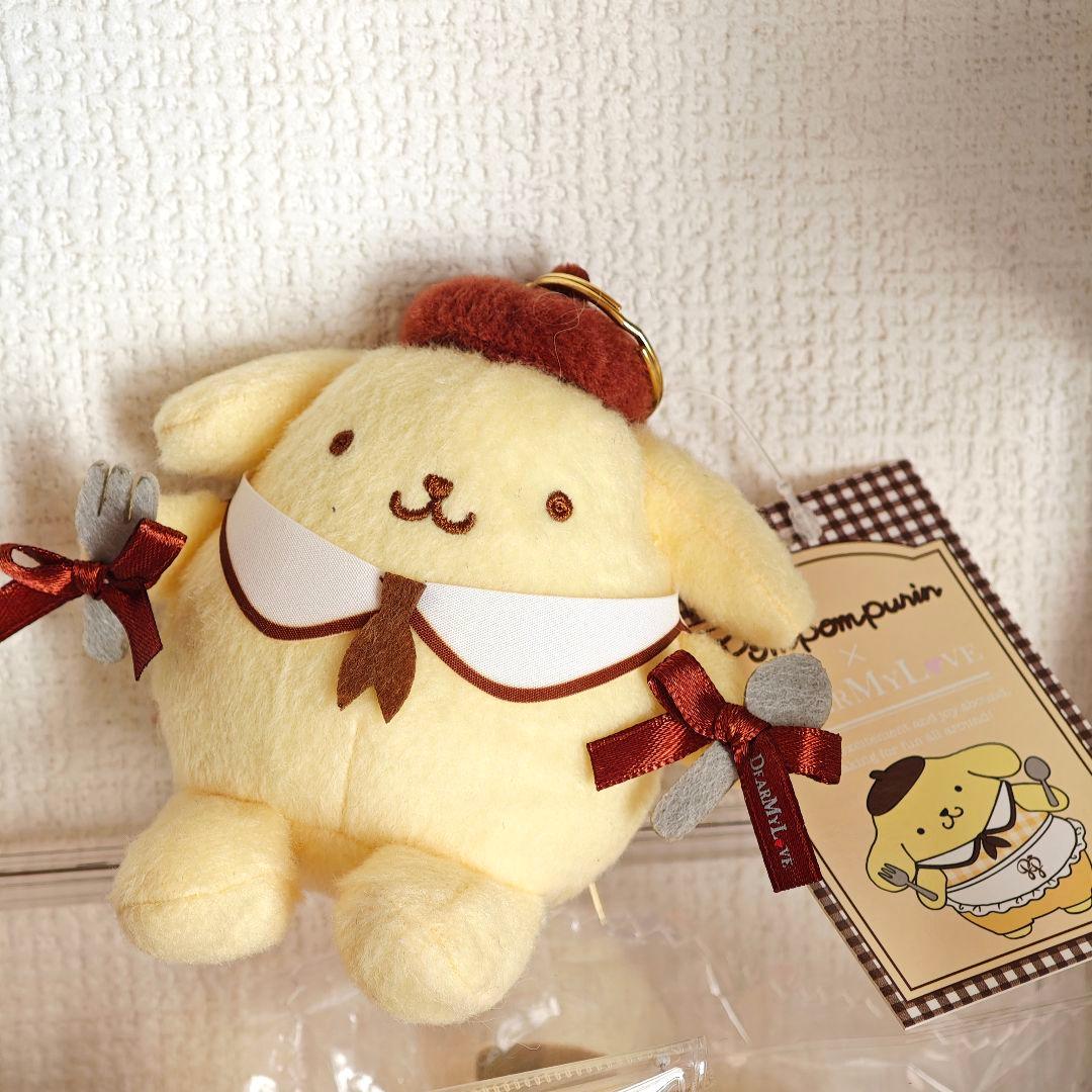 夢展望 DearMyLove マスコット ポムポムプリン レア タグ付き