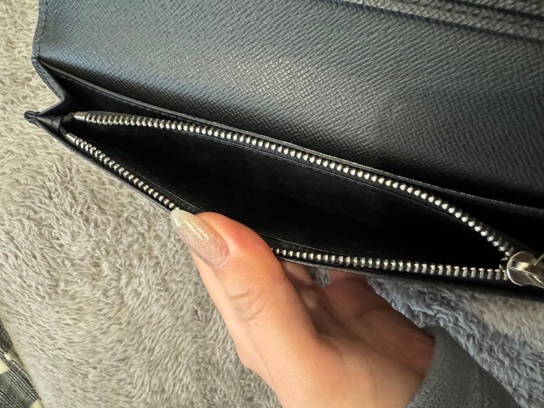 【美品】ルイヴィトン エピ ポルトフォイユ ブラザ ノワール NM 長財布 黒