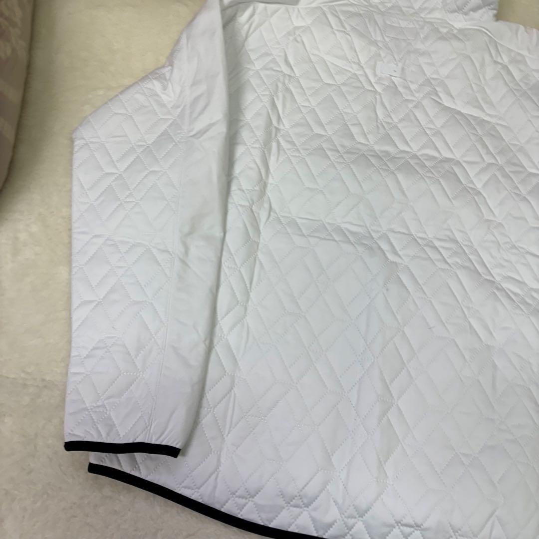 美品　New Balance ゴルフジャケット ホワイト　キルティング　冬ゴルフ