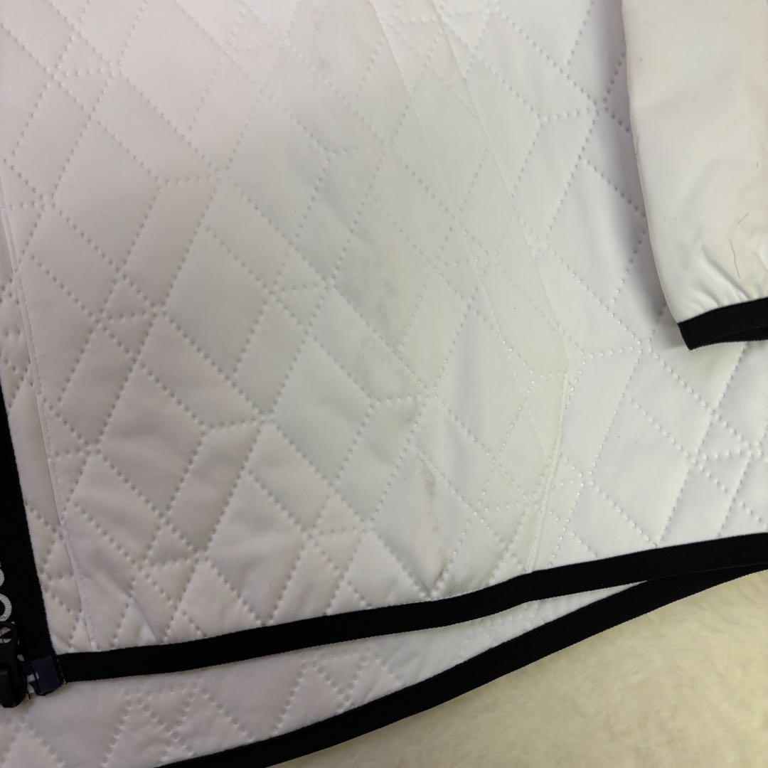 美品　New Balance ゴルフジャケット ホワイト　キルティング　冬ゴルフ