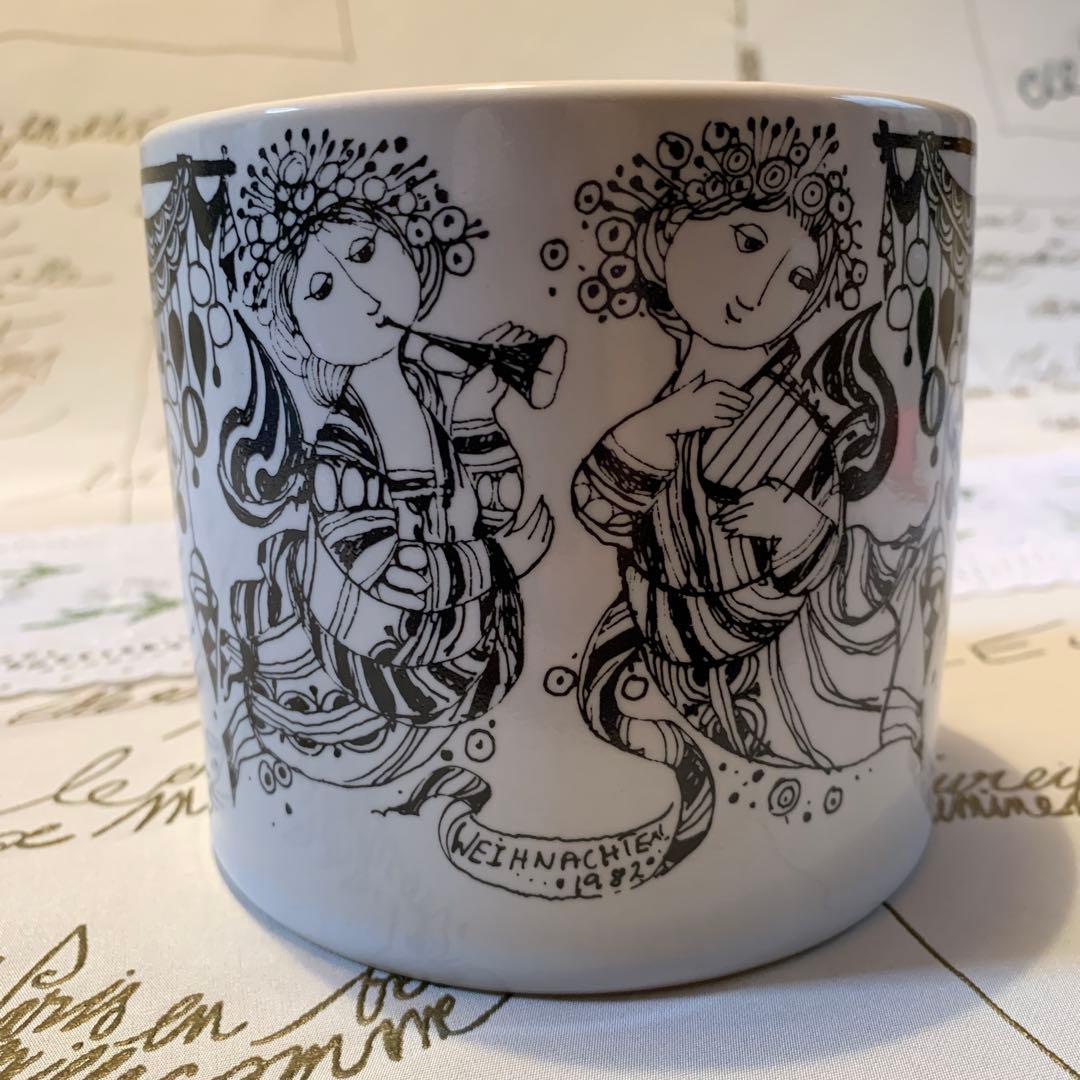 ビヨンヴィンブラッド　ローゼンタール社ビンテージ・クリスマスフラワーポット！