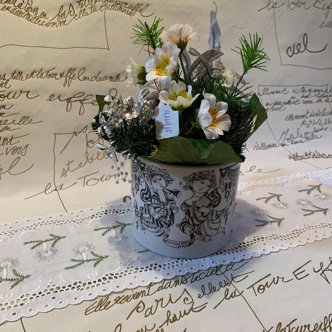 ビヨンヴィンブラッド　ローゼンタール社ビンテージ・クリスマスフラワーポット！