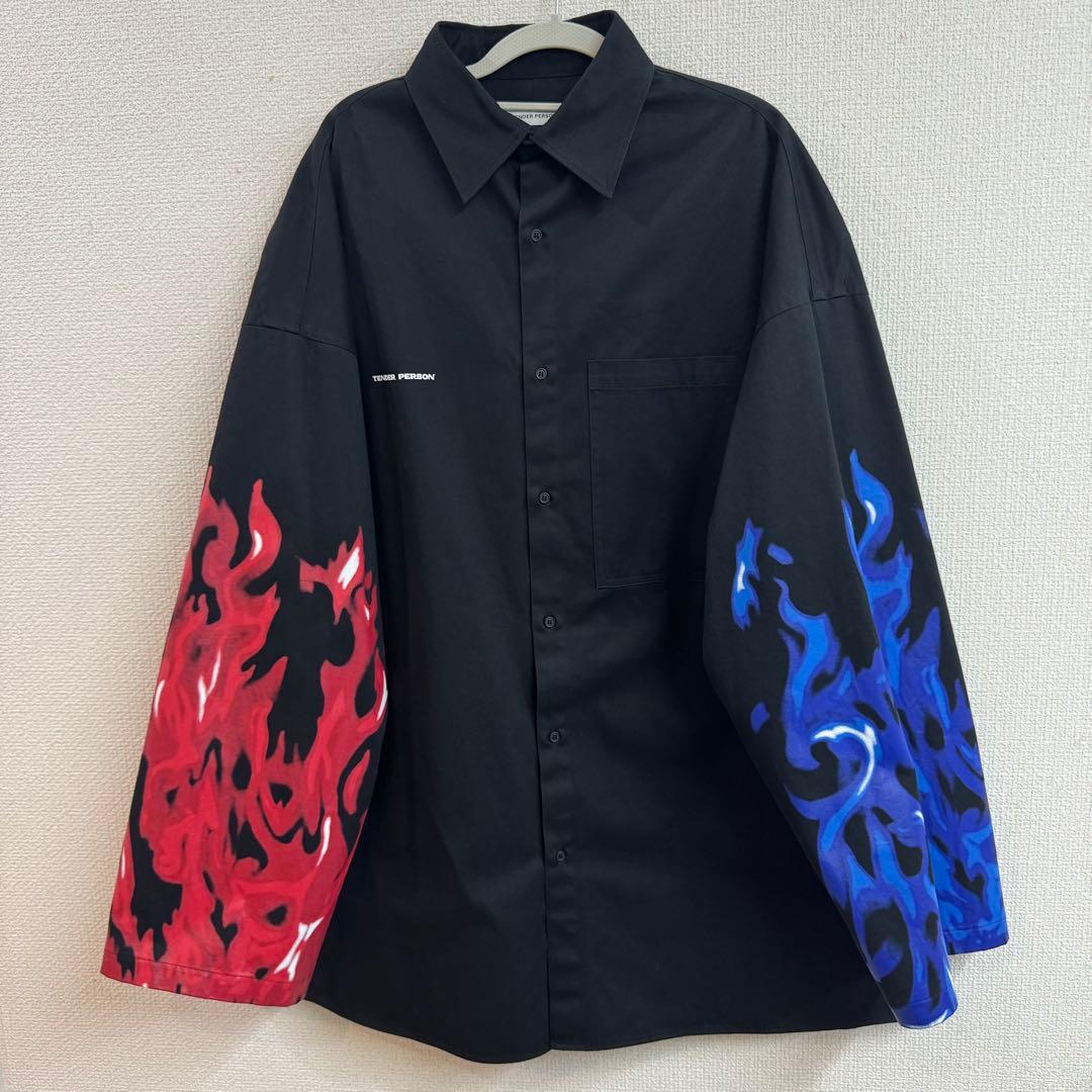 TENDER PERSON フレームパターンシャツ TO-3224