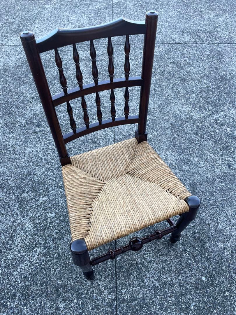 松本民芸家具 ＃38型スピンドルチェア ラッシ