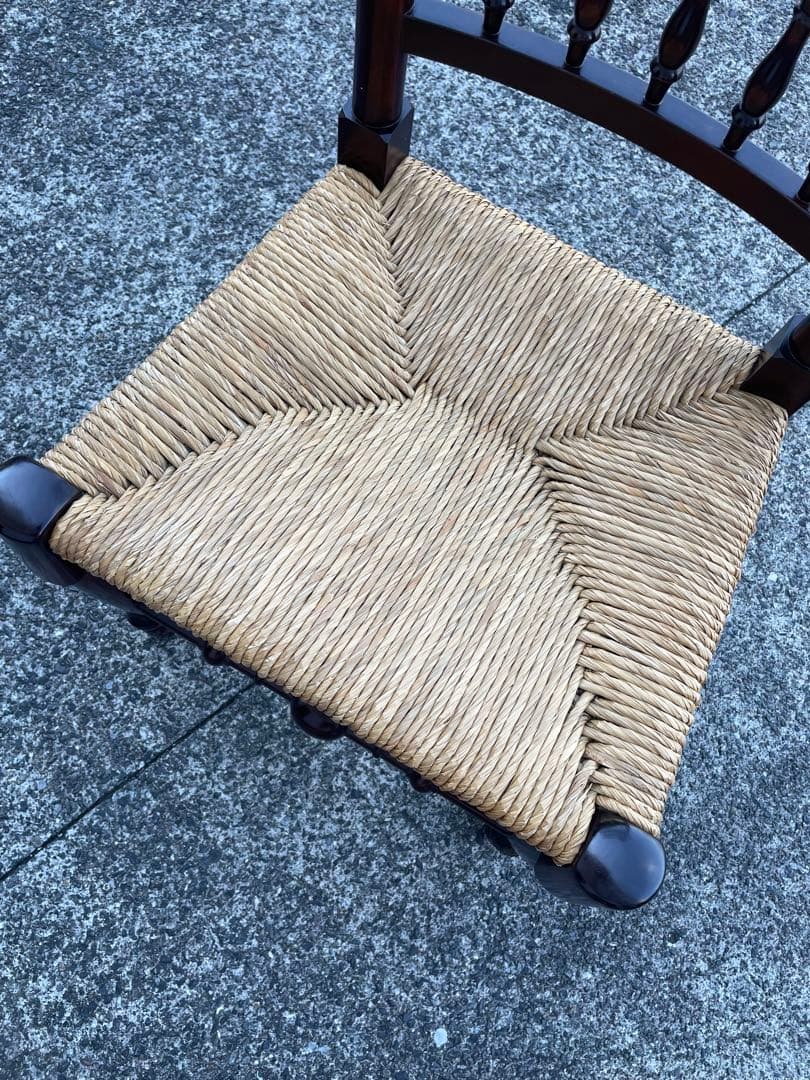 松本民芸家具 ＃38型スピンドルチェア ラッシ