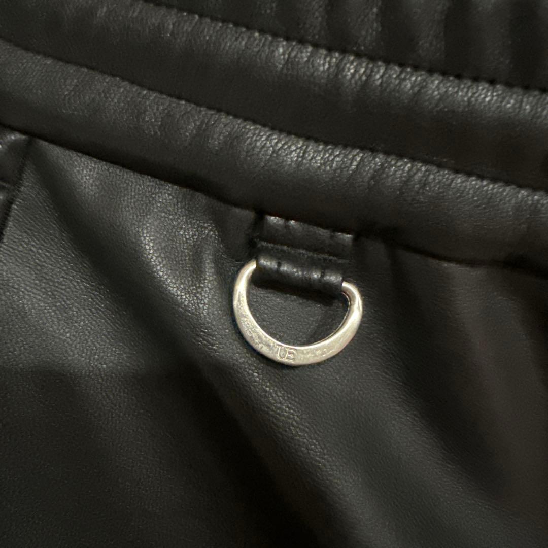 ◆SUSTAINABLE LEATHER イージーパンツ