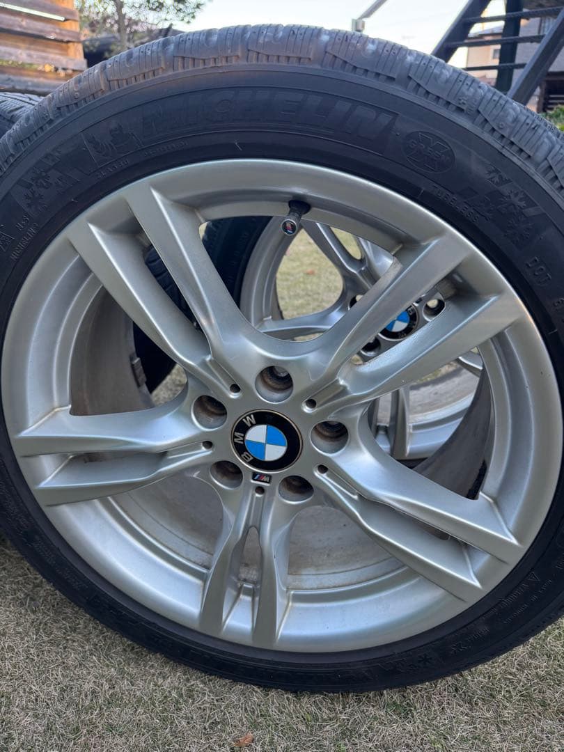 320 Mスポーツf30純正18インチ ホイールとミシュランスノータイヤ