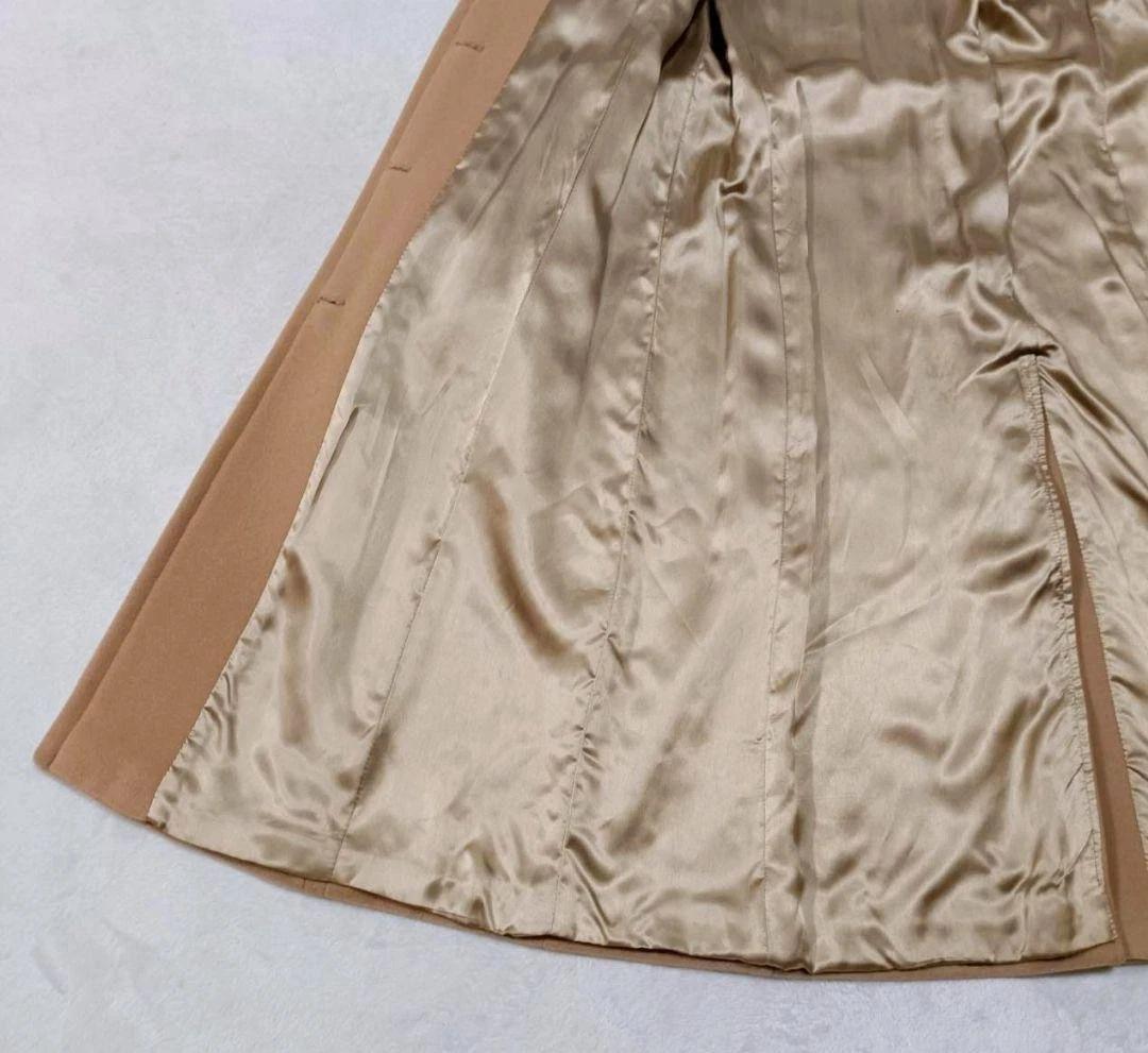 【美品】MaxMara MAX&Co. ベルテッドコート アンゴラ混 ベルト付き