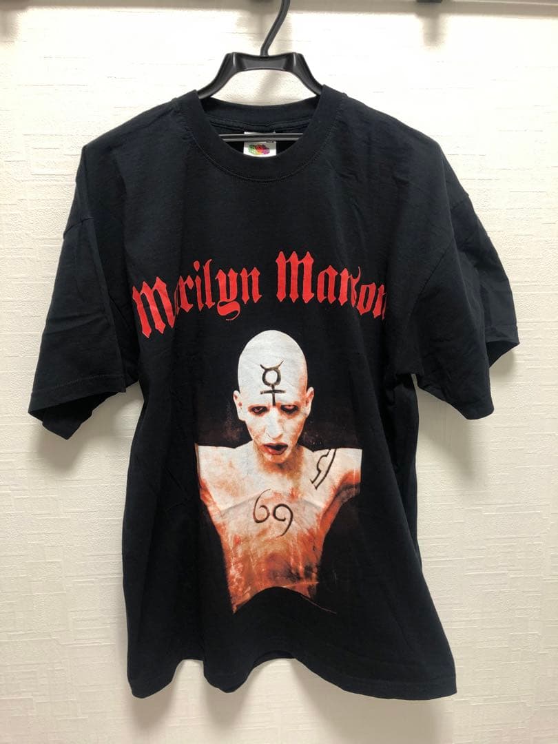 デッドストックMarilyn Manson 00s TシャツXL 当時物