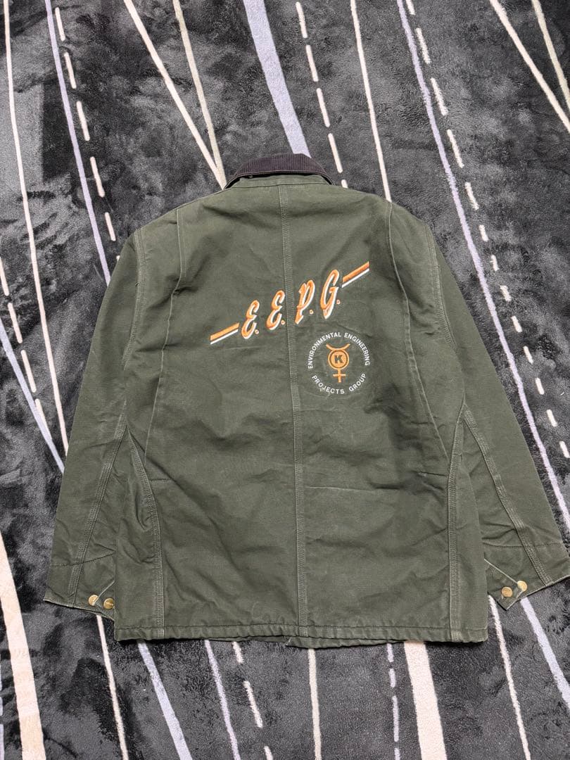 ‼️【USA製】 Vintage Carharttミシガンチョアコート Green