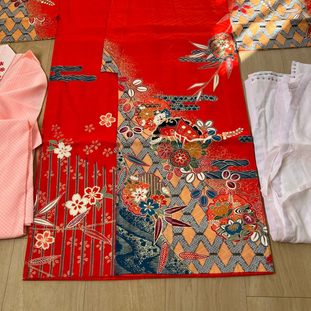 七五三　女の子 着物　　１２８cm