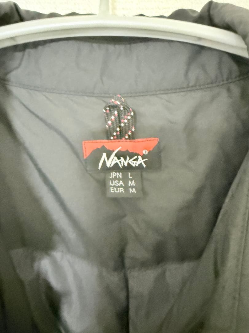 NANGA バルカラーコート　ブラック　L