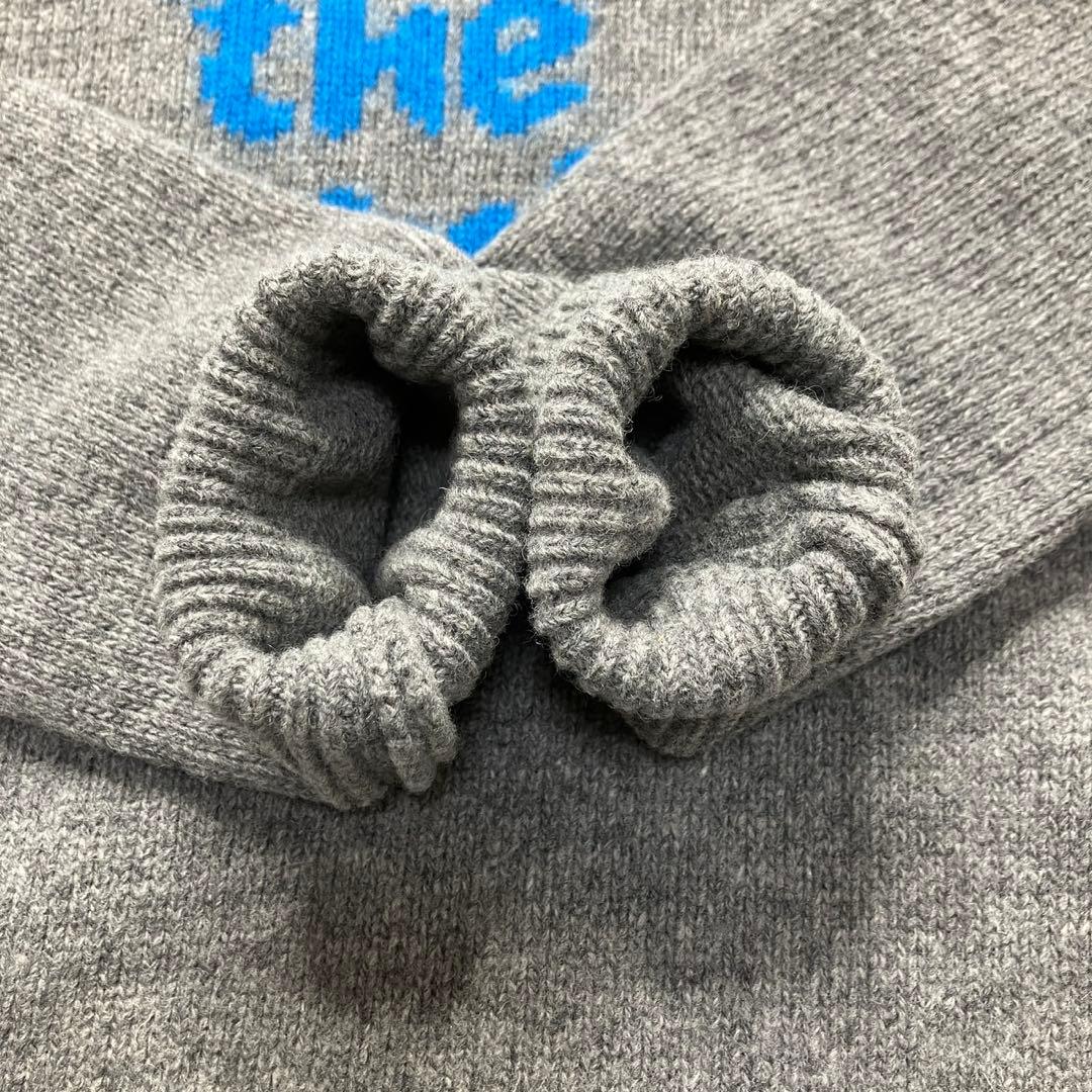 希少✨ machatt マチャット ロゴ ニット ウール混 グレー 韓国製