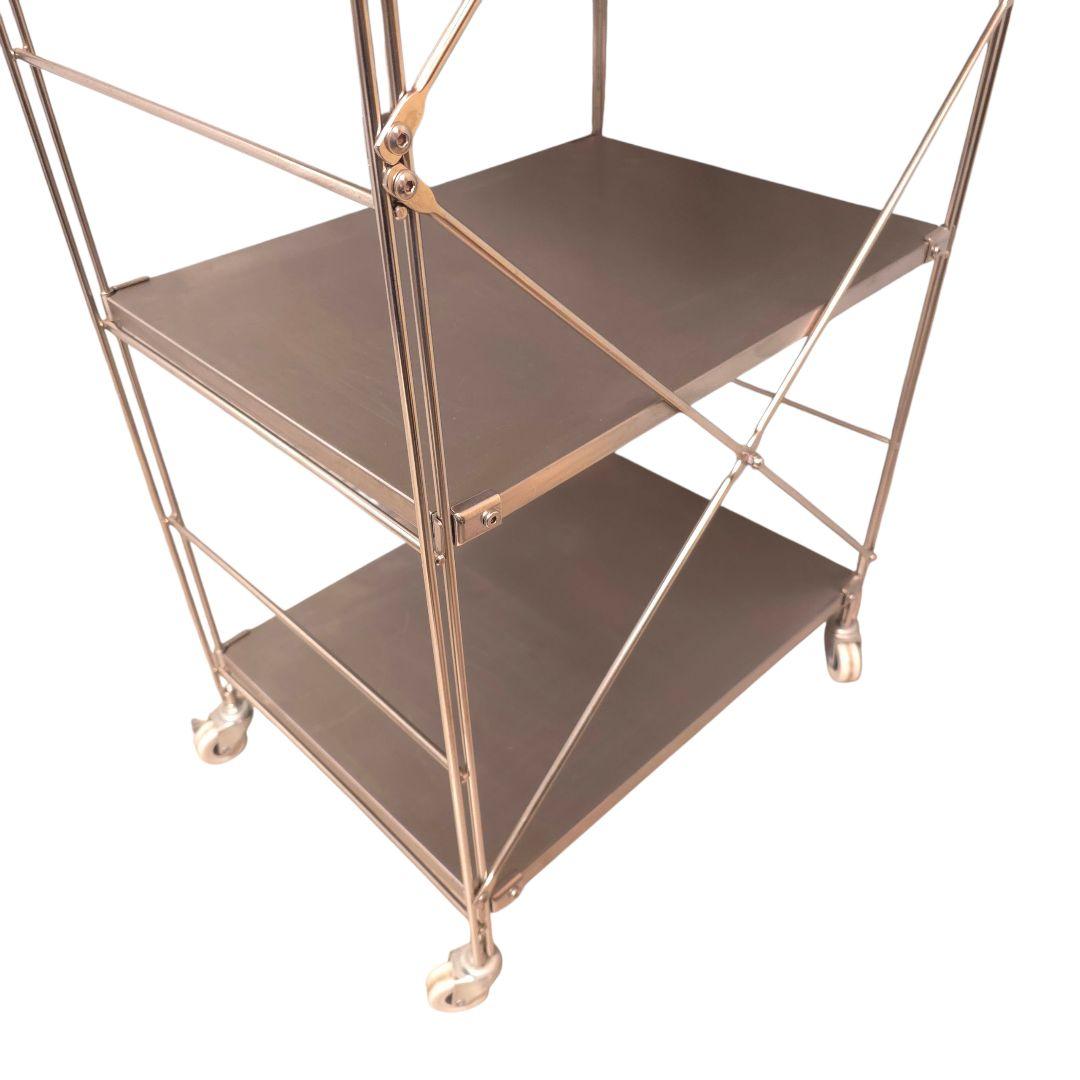 無印良品 MUJI ステンレスユニットシェルフ ステンレス棚セット キャスター付