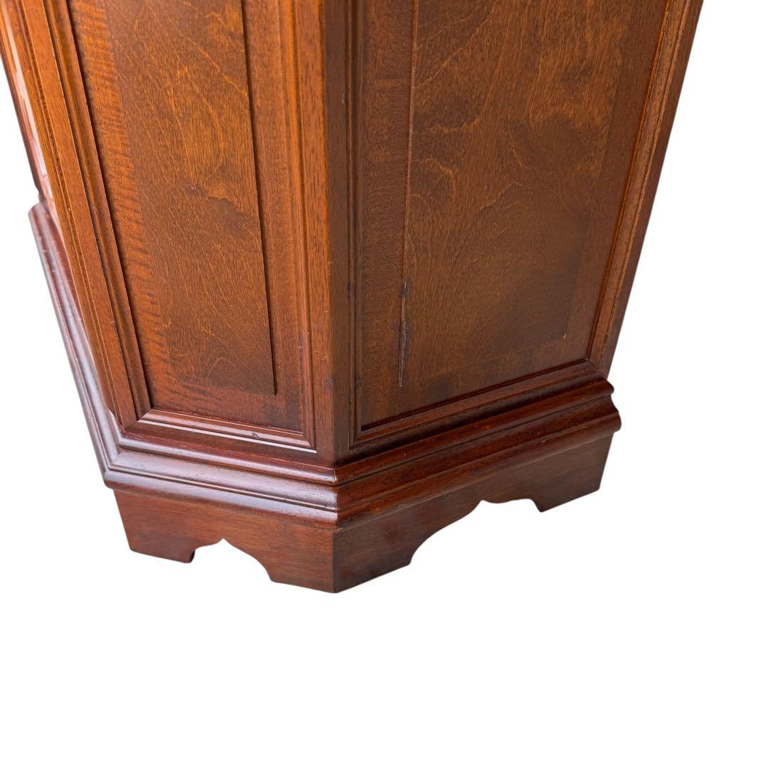 HR853 【彫刻が素敵】イタリア　象嵌細工　シャビーシック　キャビネット