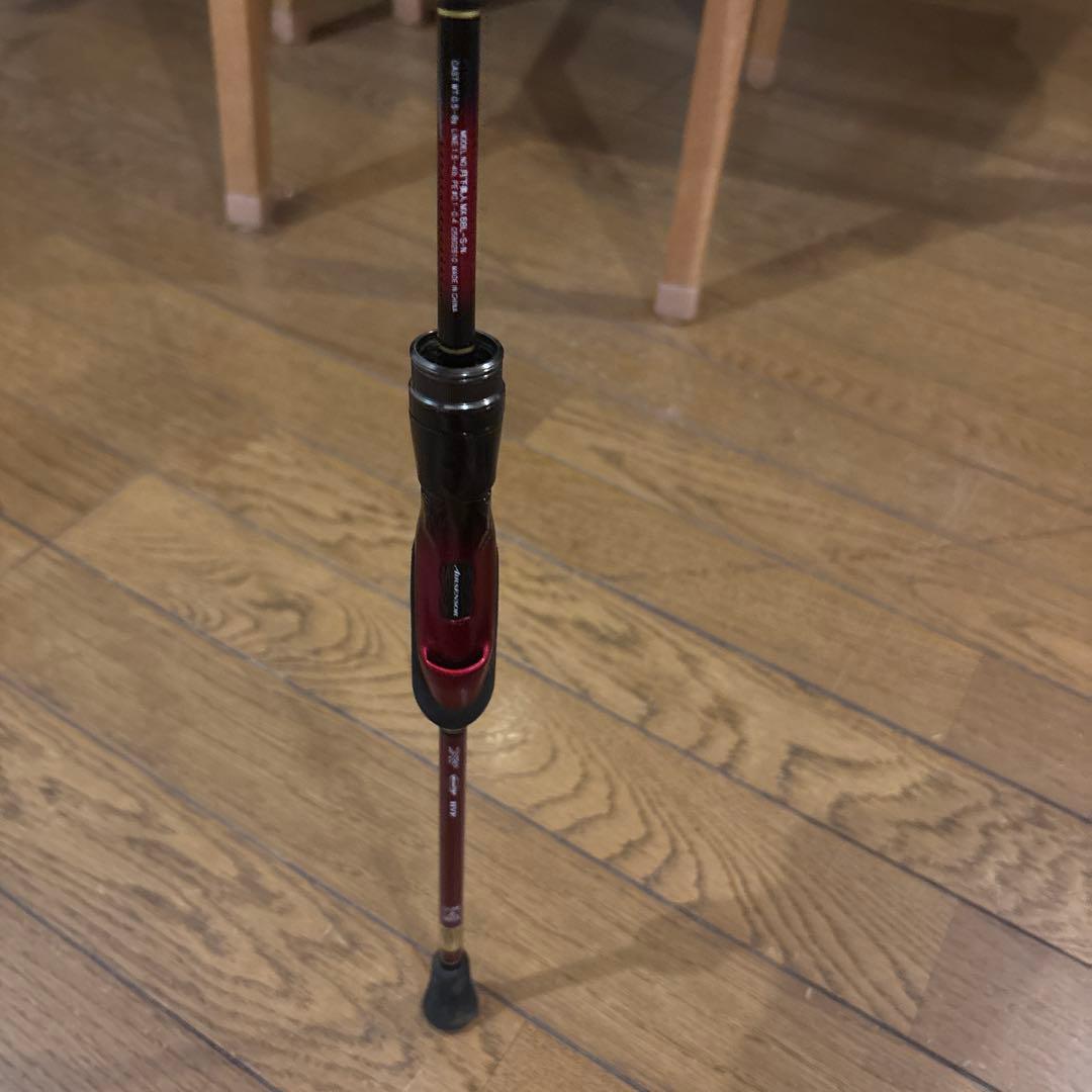 月下美人MX 61L-S アジングロッド レッド