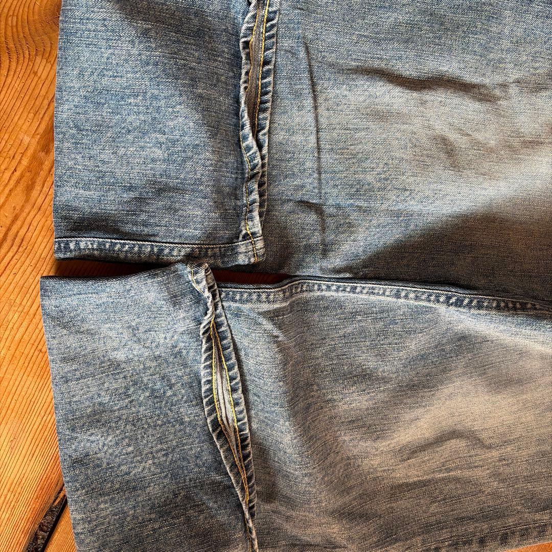 YANUK Joan ワイドレッグデニムパンツ ブルー