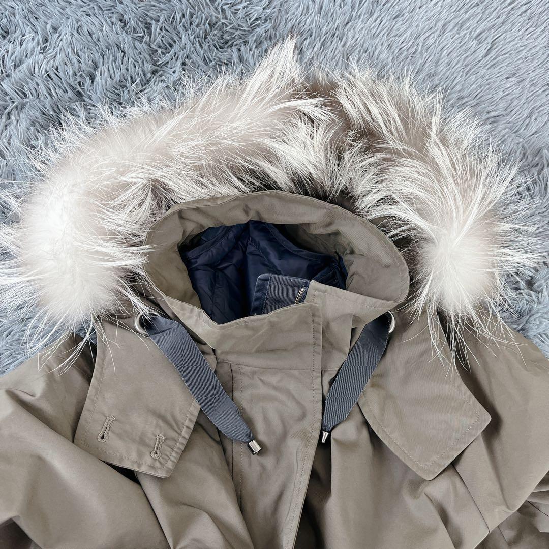 DAMA collection ダウン ライナー付 フォックスファー コート