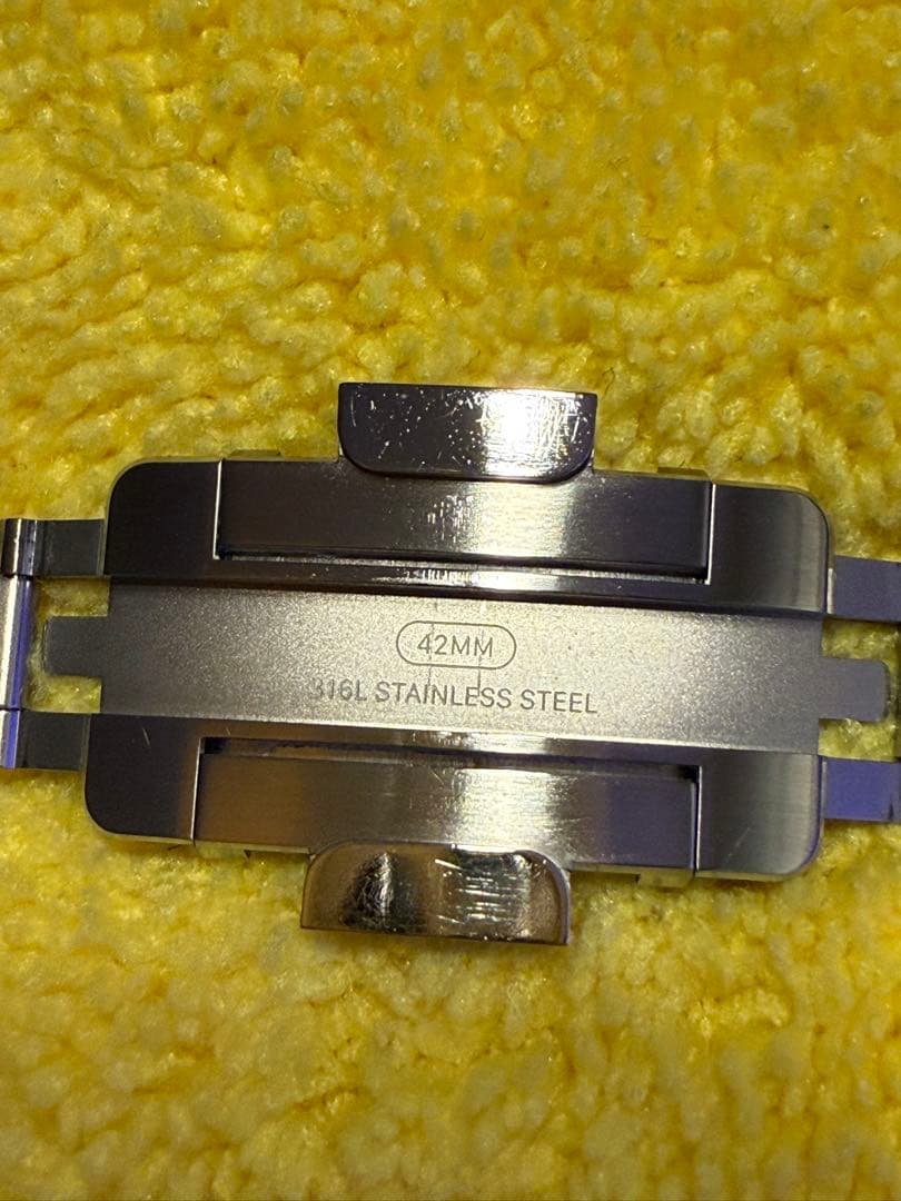 Apple純正42mmステンレススチール リンクブレスレット