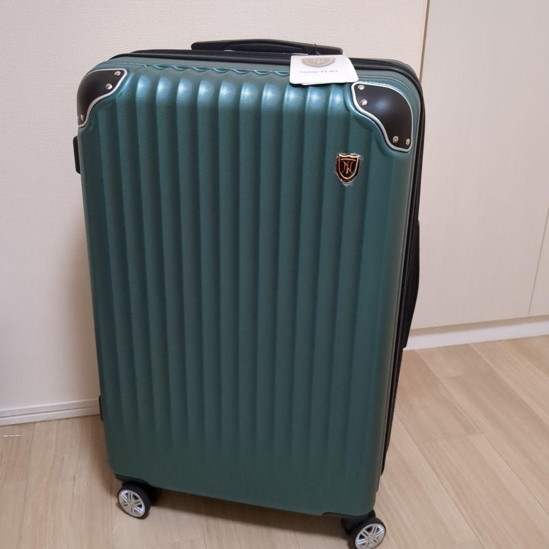 ピエール鈴木様　新品　New Tripスーツケース　グリーンL　95L 拡張機能