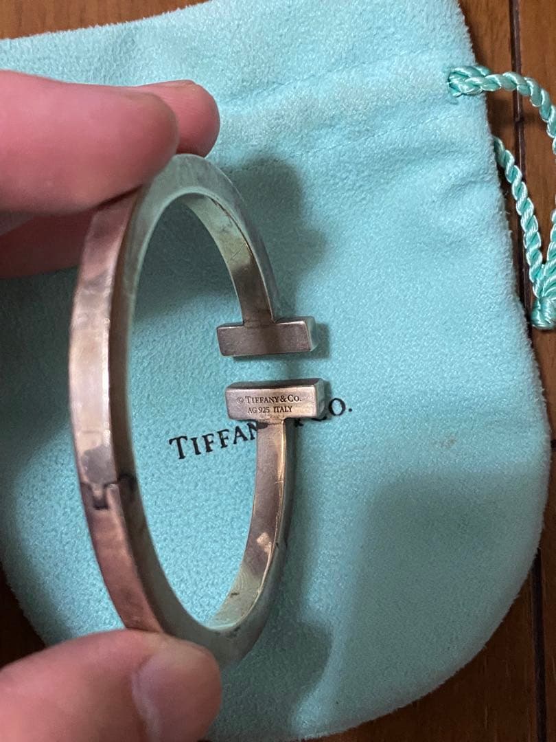 ティファニーT シルバーバングル