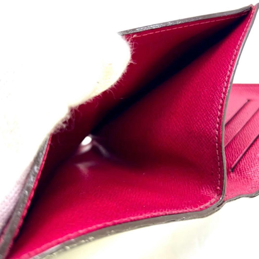 ルイヴィトン モノグラム ポルトフォイユ アリアンヌ フューシャ M62036