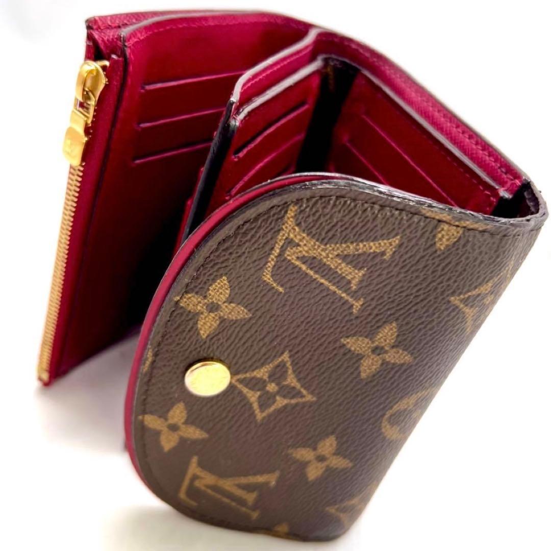 ルイヴィトン モノグラム ポルトフォイユ アリアンヌ フューシャ M62036