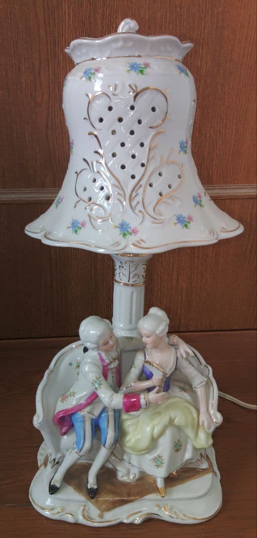 アンティーク調陶器ライト