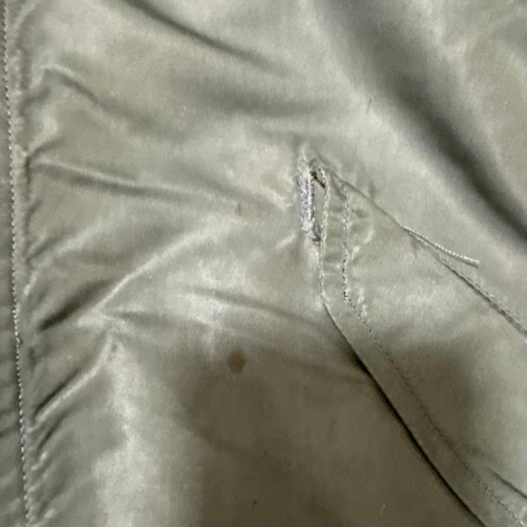 70s L-2B alphaミリタリー フライトジャケット 実物　mediam