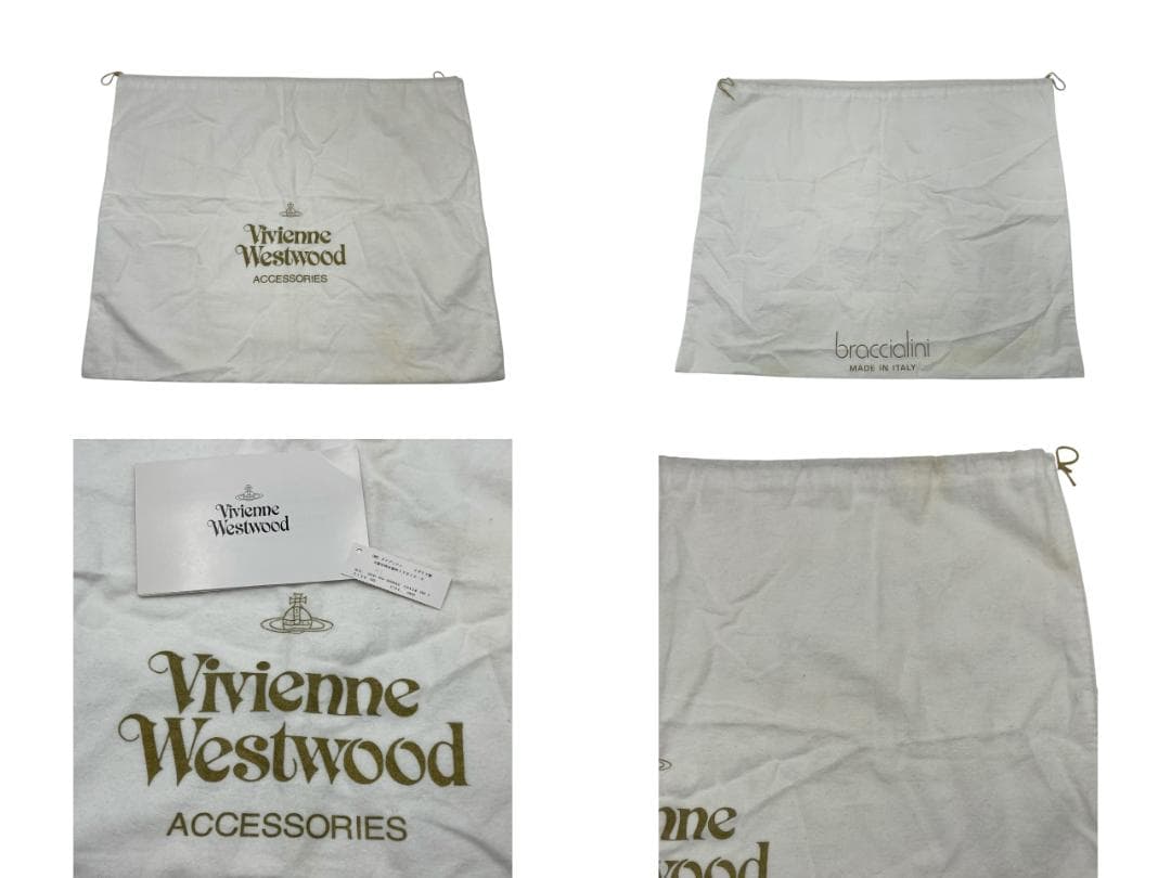 Vivienne Westwood レザー オーブ型押し トートバッグ