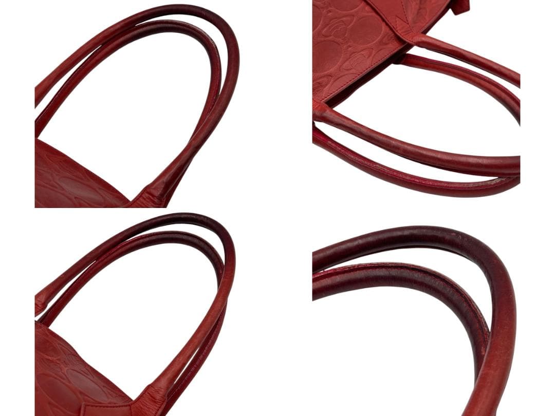 Vivienne Westwood レザー オーブ型押し トートバッグ