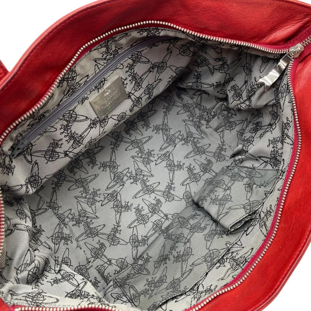 Vivienne Westwood レザー オーブ型押し トートバッグ