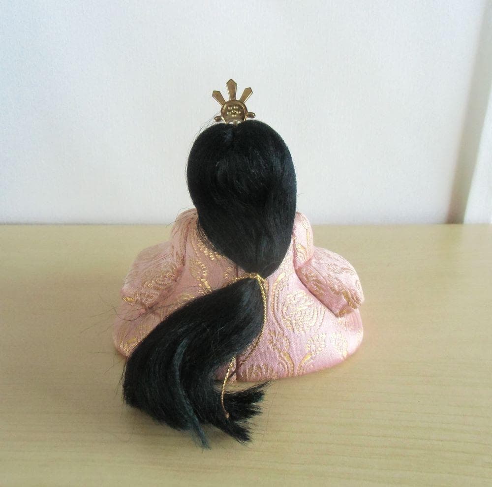 ひな人形　木目込人形　2段飾り　親王　三人官女