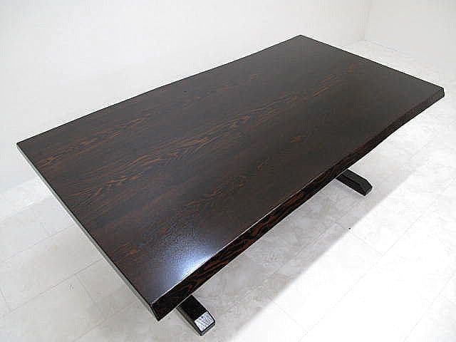 【美品】松本家具 欅無垢材 ダイニングテーブル W180cm 伝統工芸　国産
