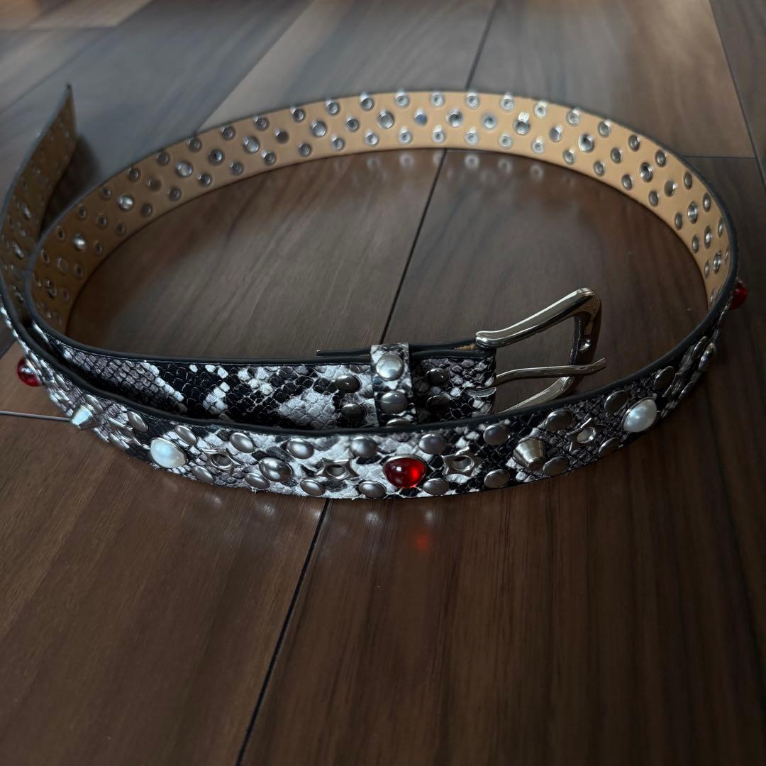 Jaded London スタッズベルト 牛革