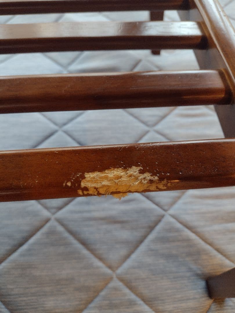 カリモク６０　リビングテーブル（大）ウォールナット　★犬の噛み跡あり★