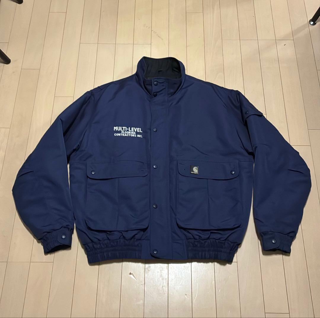ア*ウ様 carhartt 中綿　ジャケット　ネイビー