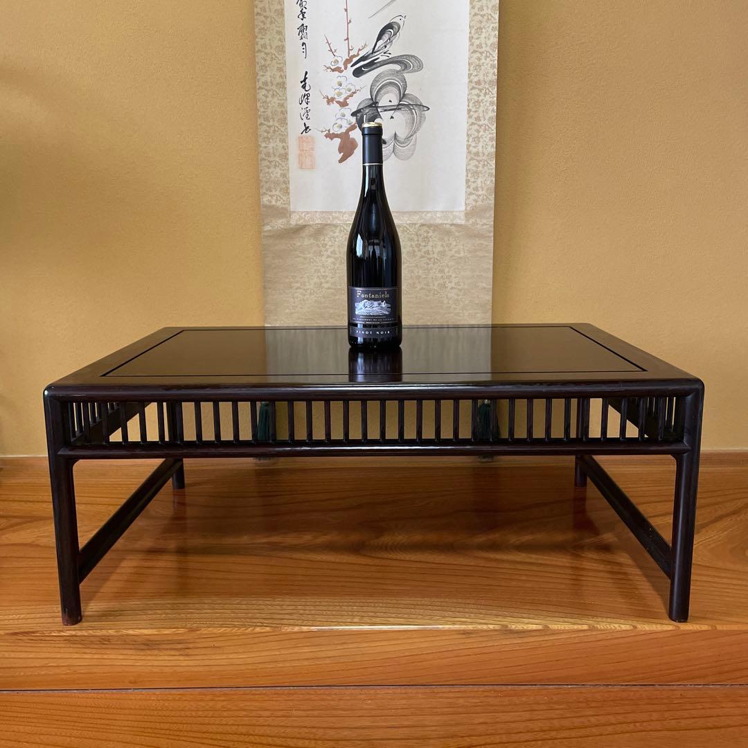 【唐木】[高級] 花台 盆栽台 飾り台 木製 天然木 ビンテージ品