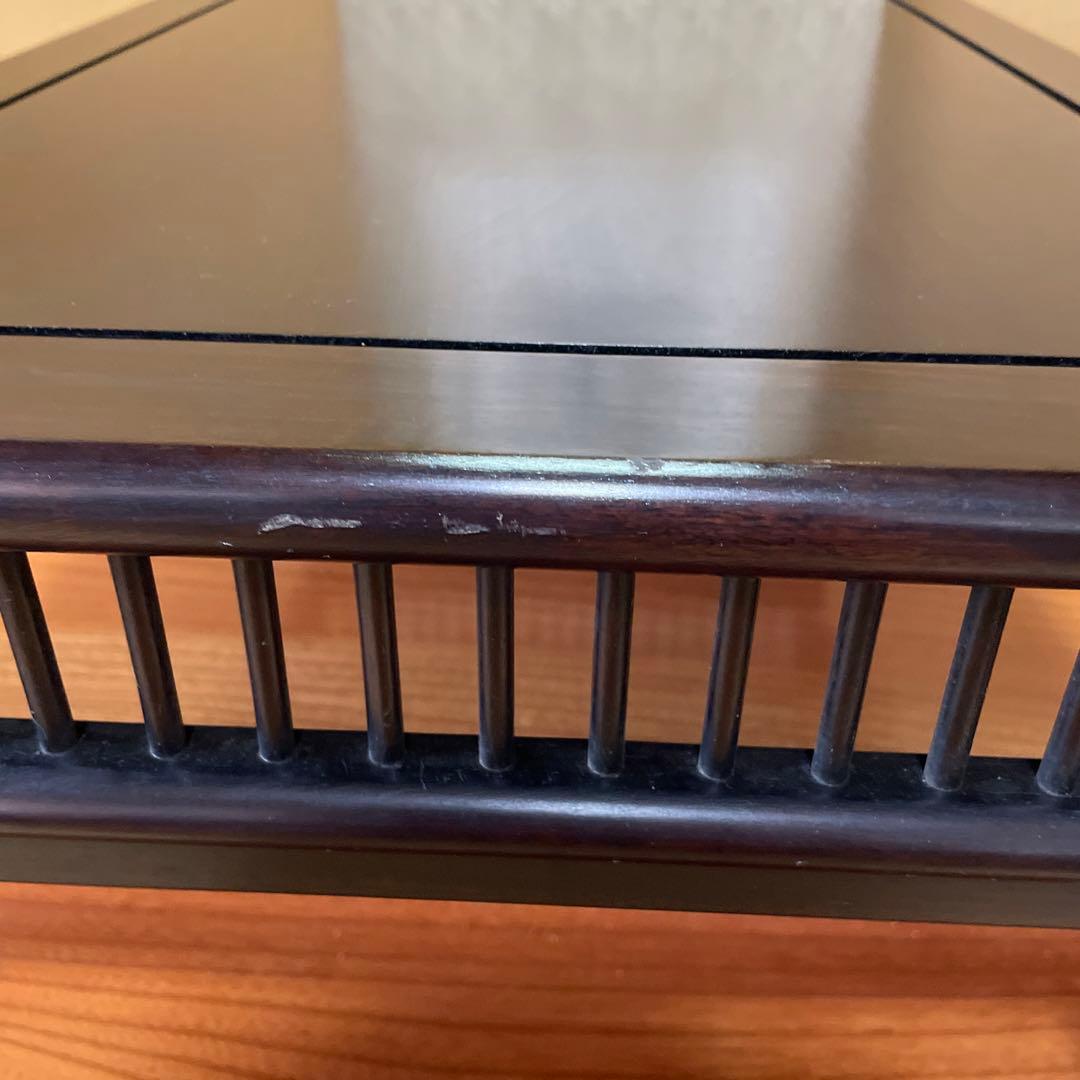 【唐木】[高級] 花台 盆栽台 飾り台 木製 天然木 ビンテージ品