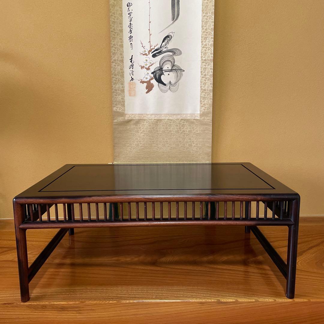 【唐木】[高級] 花台 盆栽台 飾り台 木製 天然木 ビンテージ品