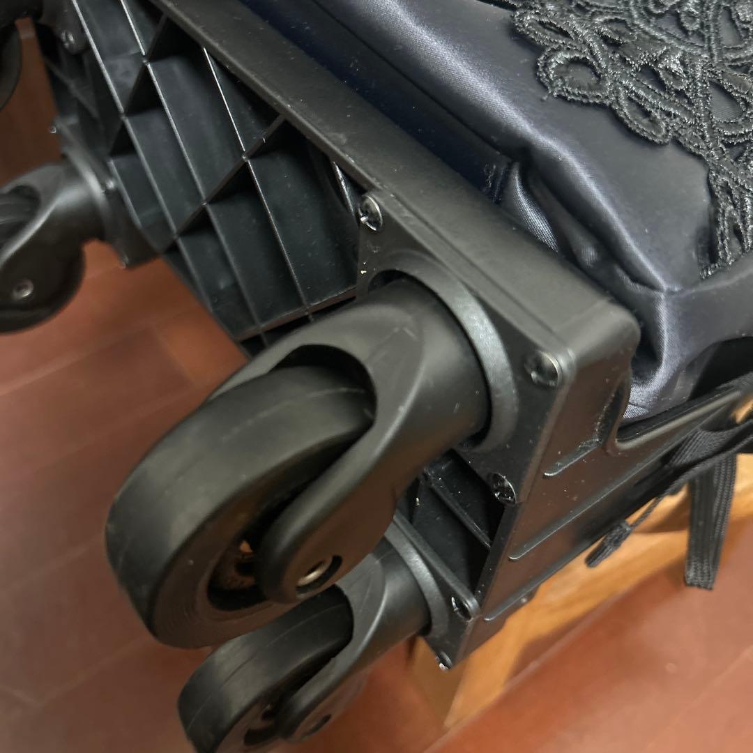 近沢レース　スワニー　SWANY コラボ　キャリー　バッグ　黒