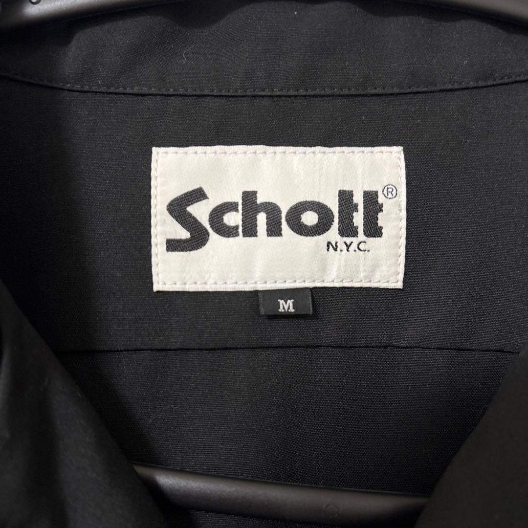 Schott オープンカラーシャツM