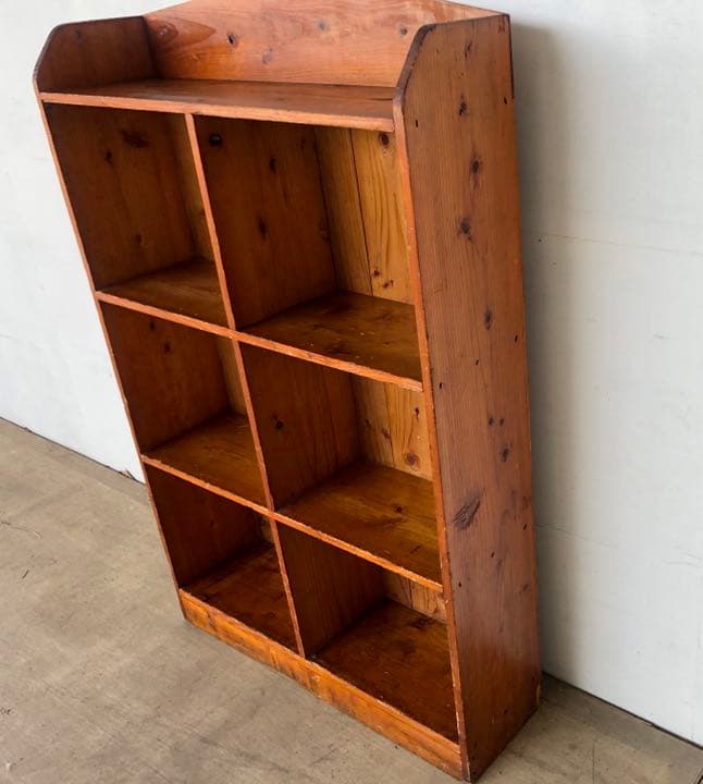 期間限定 送料込!! アンティーク 無垢 木製 ディスプレイ オープン シェルフ