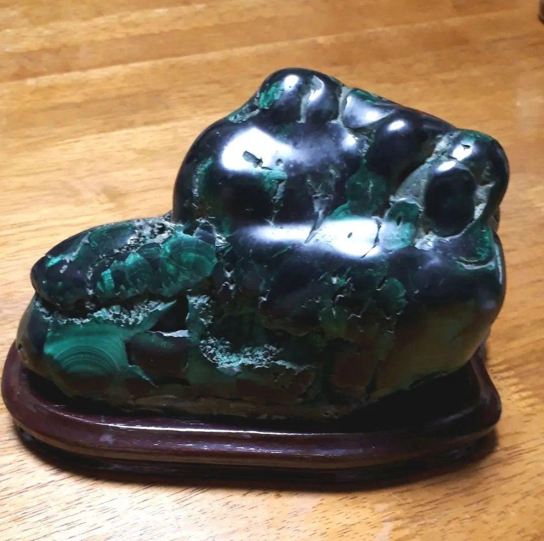 貴重大サイズ　孔雀石　マラカイト