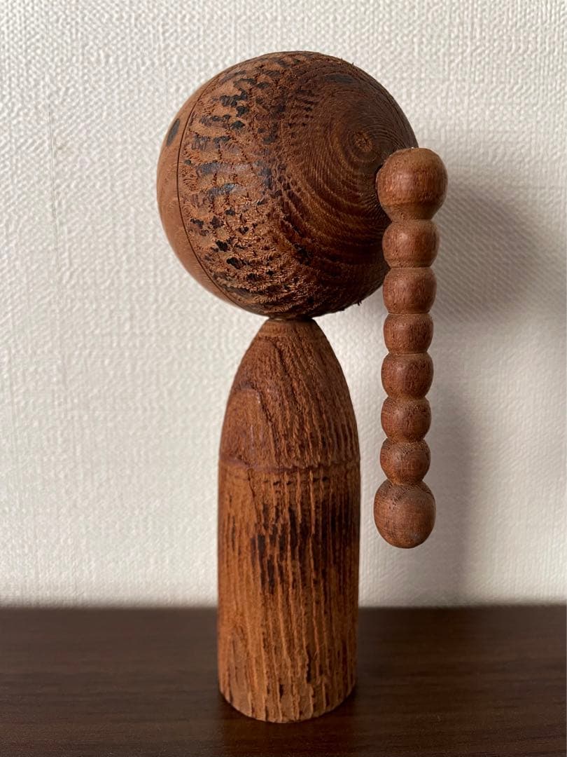 ペア 石原 日出男 Hideo 創作 こけし 可愛い レトロ kokeshi