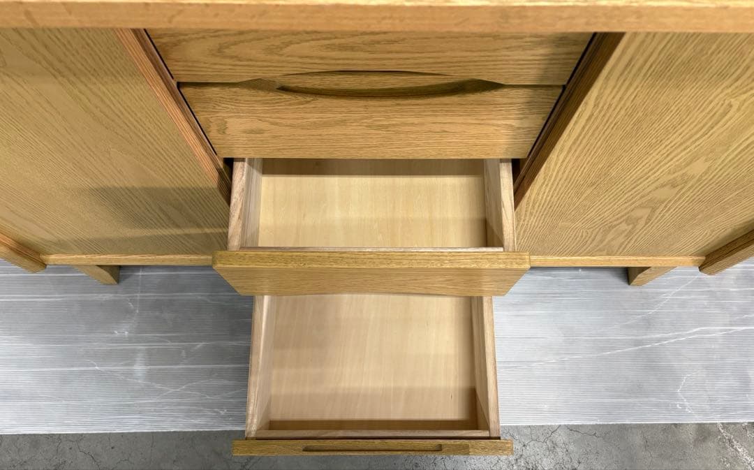 【送料込】【中古品】レッドオーク 120サイドボード