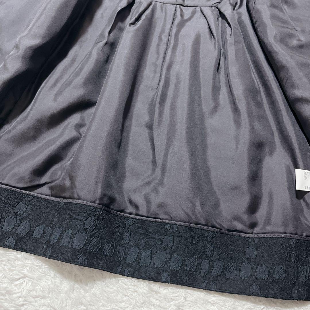 未使用✨SHIATZY CHEN ロングコート　ジャガード　総柄　刺繍　紺