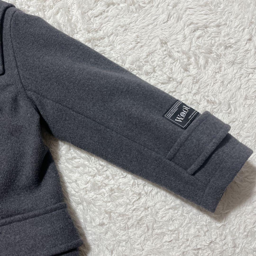 Mila Owen ロング ダッフルコート チャコールグレー