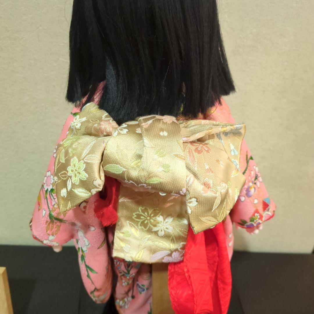 ●プレゼントい〜っぱい‼●新品未使用　味岡映水作　市松人形12号女の子正絹京友禅