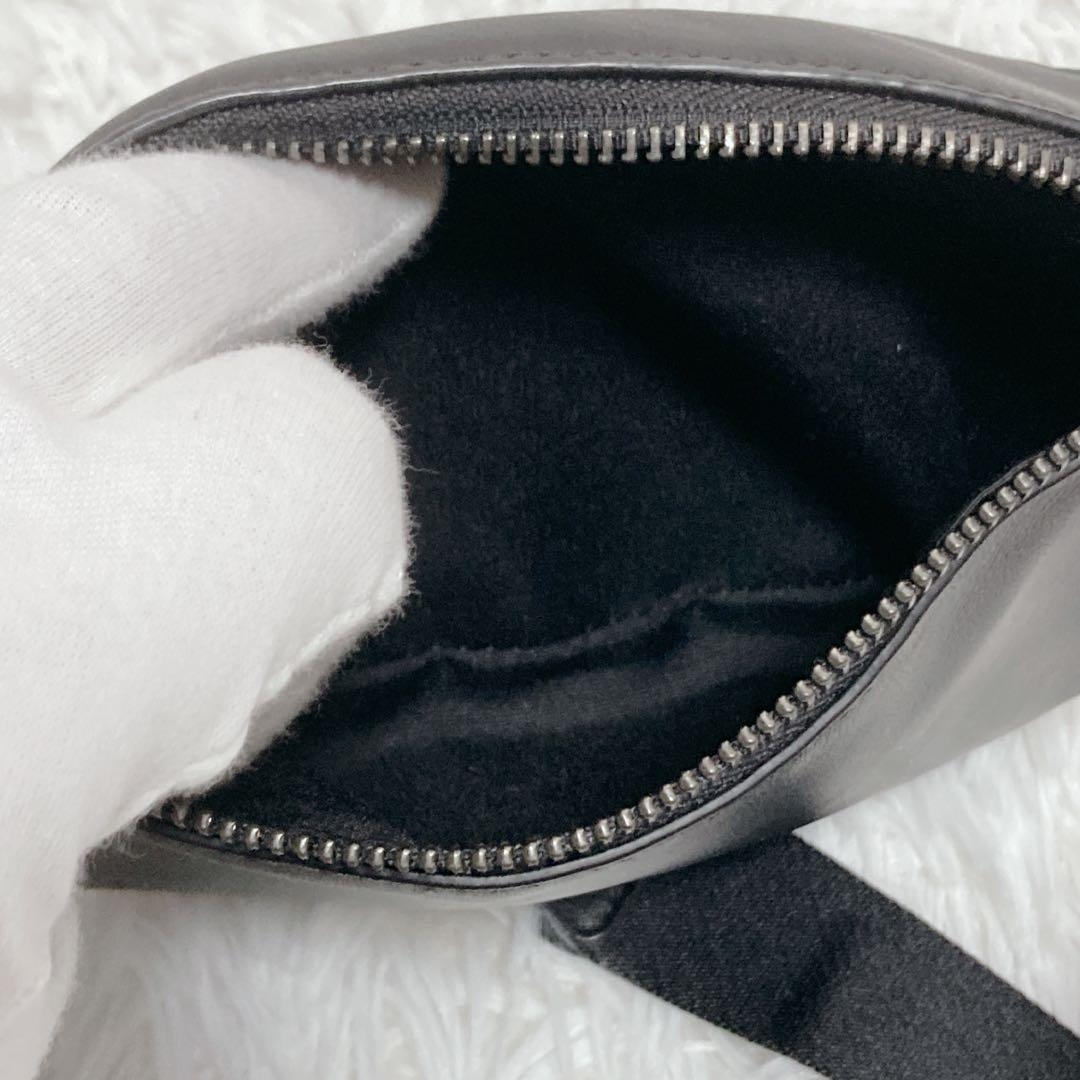 COACH コーチ シグネチャー PVC/レザー ウエストバッグ F84711